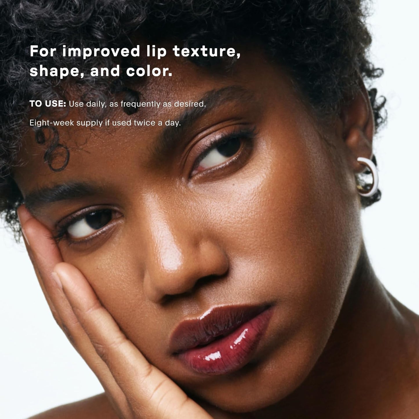 U Beauty The PLASMA Tinted Lip Compound - Anti-Aging & Anti-Wrinkle Lip Gloss, Hyaluronic Acid, Shea Butter & Peptides for Hydration & Plumping, Fig- 15 mL