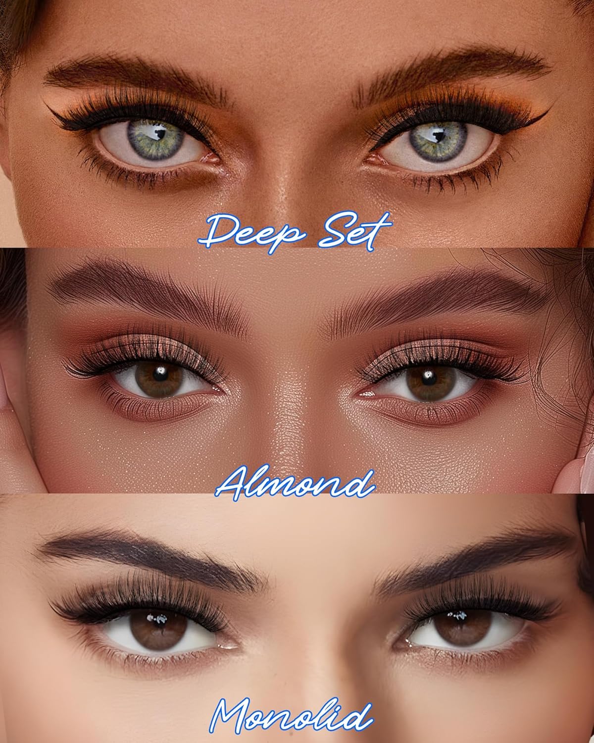 BEYELIAN False Eyelashes 14 Pairs Eye Lashes 6-12mm Strip Lash Pack Soft 3D Volume Faux Mink Lashes That Look Like Extensions