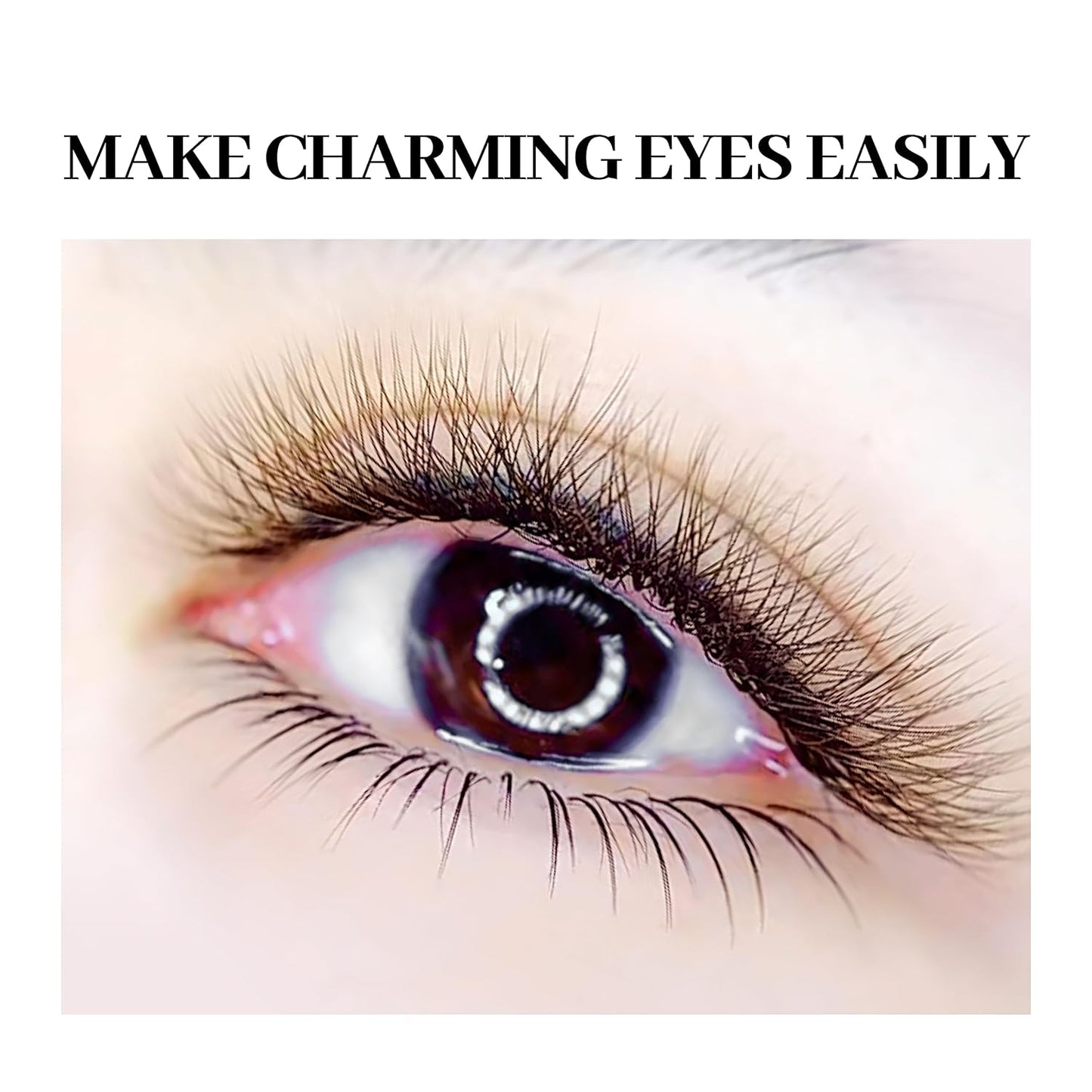 Lash Extensions Brown 4D W Eyelash Extensions W Shape 0.07mm Thickness D Curl 9mm Premade Fans Lashes Colored Lash Extension Volume Lashes Individual Lashes(W-Brown-4D-0.07-D,9mm)