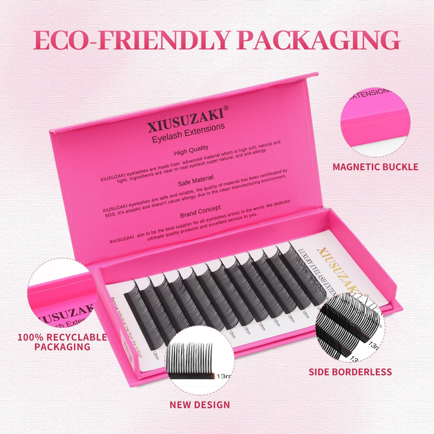 5D Flower Lash Extensions Spikes Lashes 0.07 Matte Black C Curl Lashes 10mm Volume Eyelash Extension Lash Trays Professional Use(5D Flower,0.07-C,10mm)