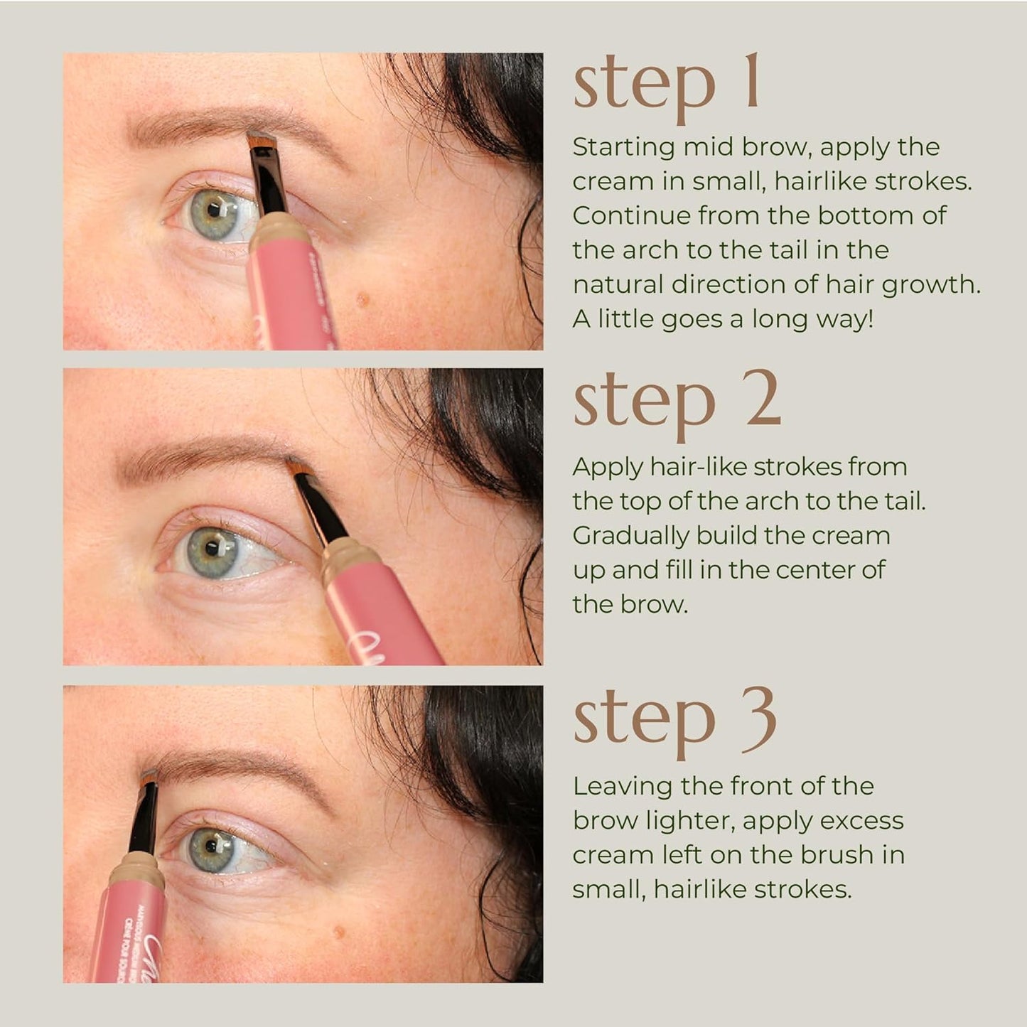 Chella Eyebrow Cream, Tantalizing Taupe - Vegan, Cruelty Free, Paraben Free, Gluten Free Eyebrow Pomade Makeup - Long Wearing, Velvet Consistency, Water Resistant