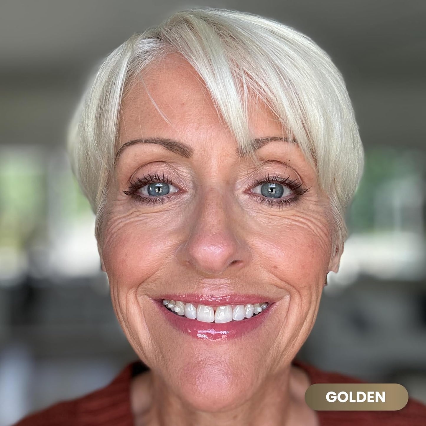 PrimeEyes Glide Eyeliner for Mature Women – Waterproof, Long-Stay and Mess-Proof – Gel Creme Texture, Discreet Sharpener and Effective Smudger (Golden Metallic)