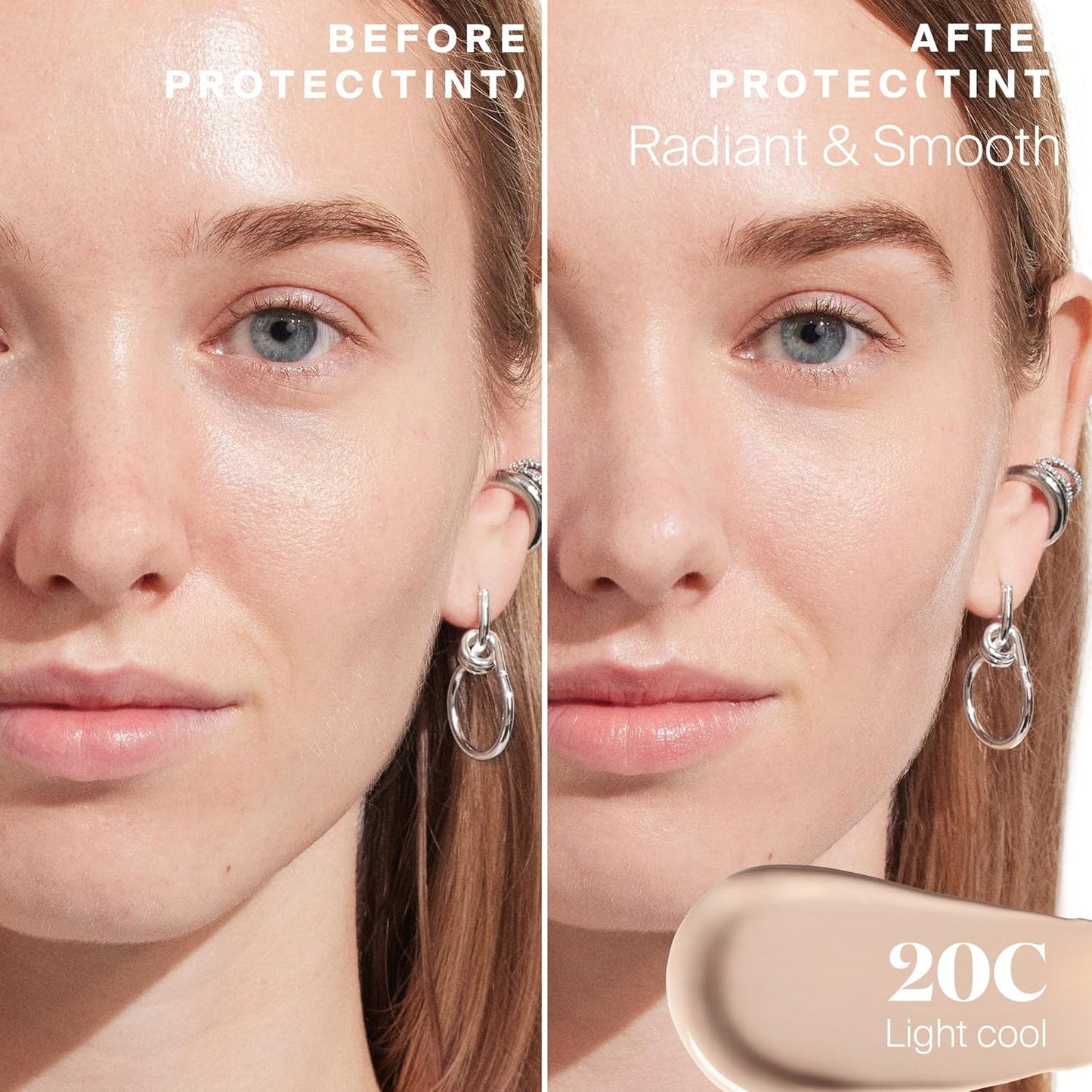 Supergoop! Protec(tint) Daily Skin Tint SPF 50 - 20C - Light, Buildable Coverage for Immediately Smooth, Even-Looking Skin - Natural Finish