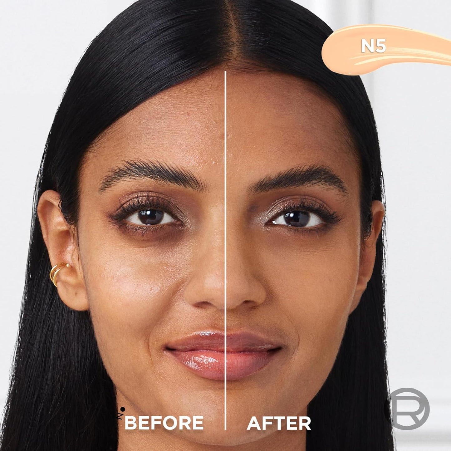 L’Oréal Paris True Match Radiant Serum Concealer, Brightening Under Eye Concealer Make Up with 1.5% Hyaluronic Acid and Caffeine, N5, 0.33 Oz