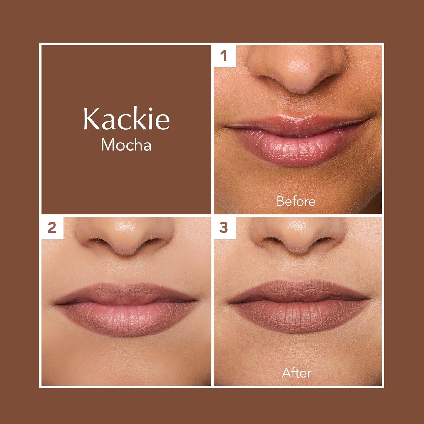 Thrive Causemetics Lip Filler Long-Wearing + Plumping Lip Liner, Shea Butter Hydrating Lip Plumper Retractable Lip Liner Pencil, Built In Sharpener, Vegan & Cruelty Free, Kackie (Mocha)