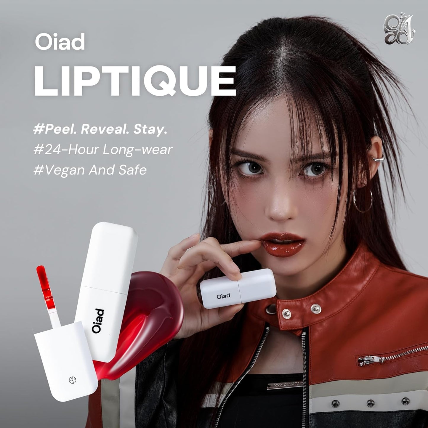 Liptique Korean Lip Stain Peel Off - 24 Hour Long Lasting Lip Tattoo, Waterproof & Transfer Proof, Nourishing & Hydrating Lip Tint for Women, Instant Plumping Lip Tints Peel Off (006 WINTTO)