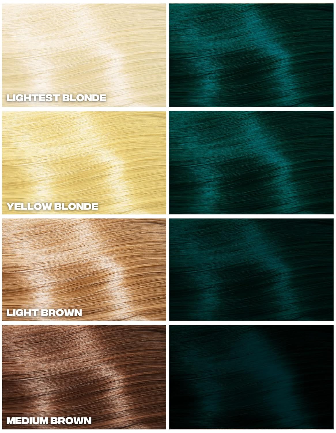 Good Dye Young Semi-Permanent Hair Color, Vegan and Cruelty-Free Green Hair Dye, Last up to 24 Washes, Non-Damaging Conditioning Hair Color (5FL OZ, Move Mountains)