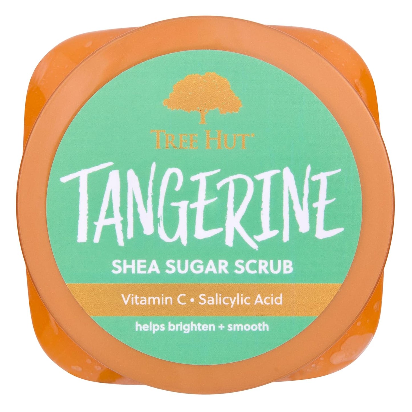Tree Hut Tangerine Shea Sugar Scrub | Exfoliating Body Scrub Removes Dead, Dry Skin for a Soft & Hydrated Feel | Nourishing Essential Body Care | 18 fl oz.