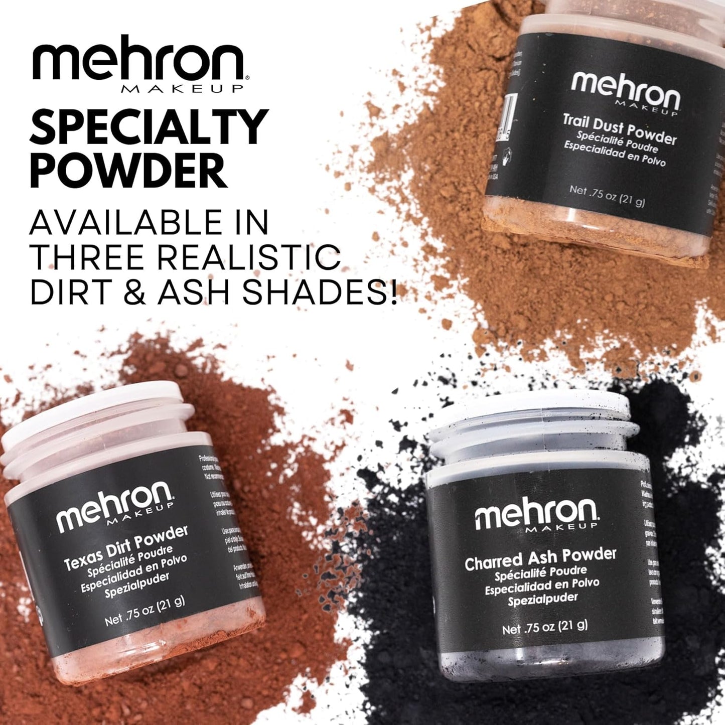 Mehron Makeup Special Effects Powder (.75 ounce) (Trail Dust)