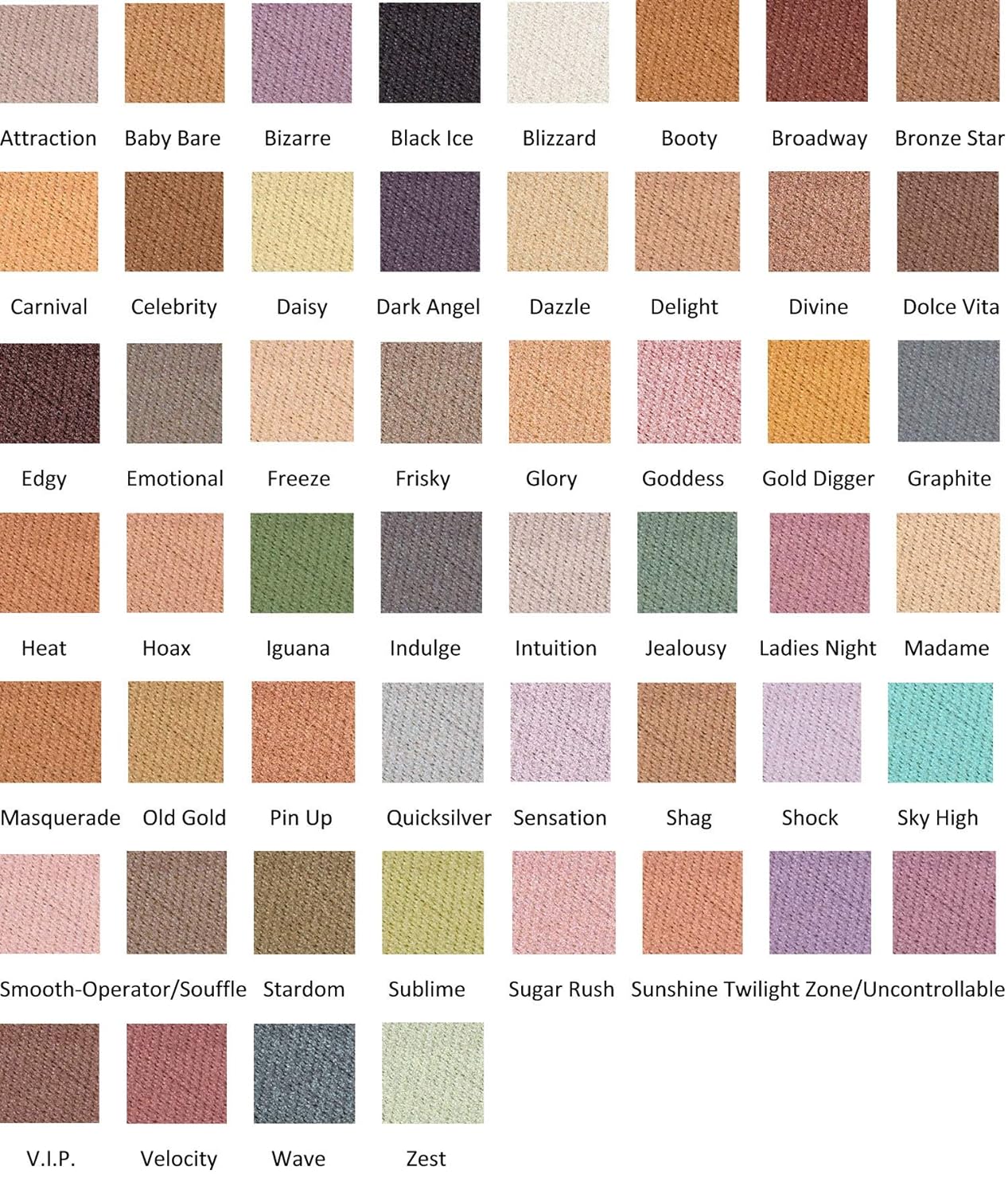 Jolie Frost Eye Shadow - Mid Size 3 g (Old Gold)