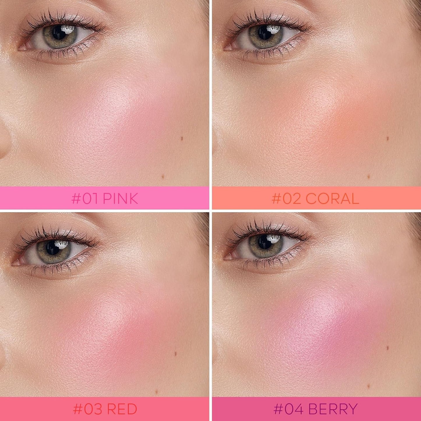 KYDA Water Jelly Tint Blush, Pink, Jelly Tinted Makeup Stick, for Lips and Cheek Stain, Buildable Watercolor Finish, Lasting Moisturising