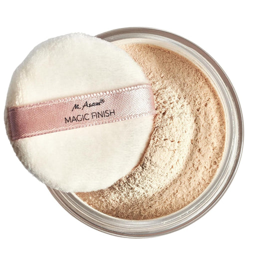 M. Asam MAGIC FINISH Final Touch Setting Powder Bare Skin (12g) - Translucent Face Powder With Hyaluronic Acid, Argan & Jojoba Oil, Silky & Lightweight Makeup Setting Powder For A Matte Finish