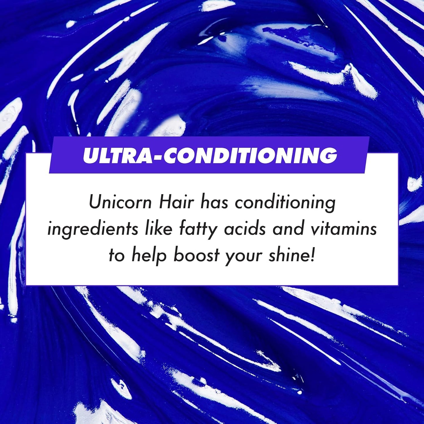 Lime Crime Unicorn Hair Dye Full Coverage, Mystic (Electric Blue) - Vegan and Cruelty Free Semi-Permanent Hair Color Conditions & Moisturizes - Temporary Blue Hair Dye With Sugary Citrus Vanilla Scent