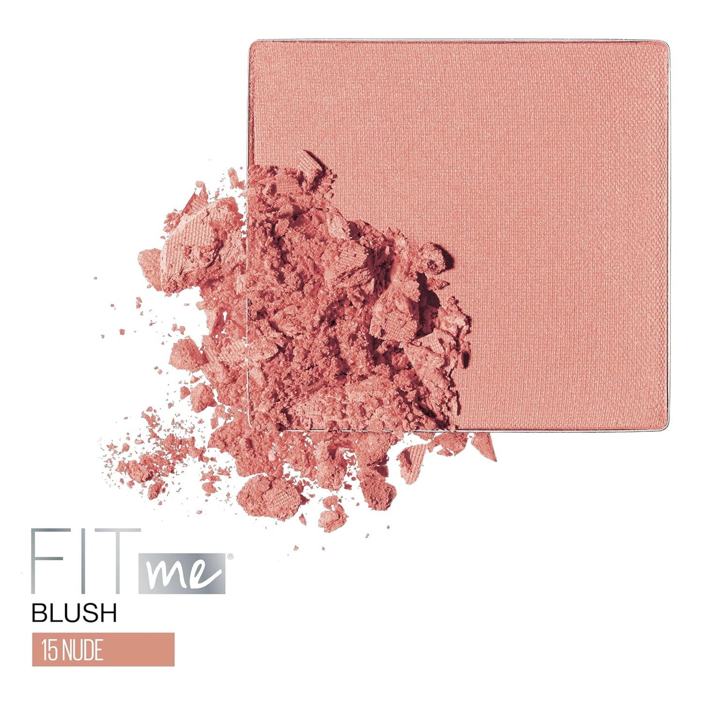 Maybelline Fit Me Blush, Lightweight, Smooth, Blendable, Long-lasting All-Day Face Enhancing Makeup Color, Nude, 1 Count