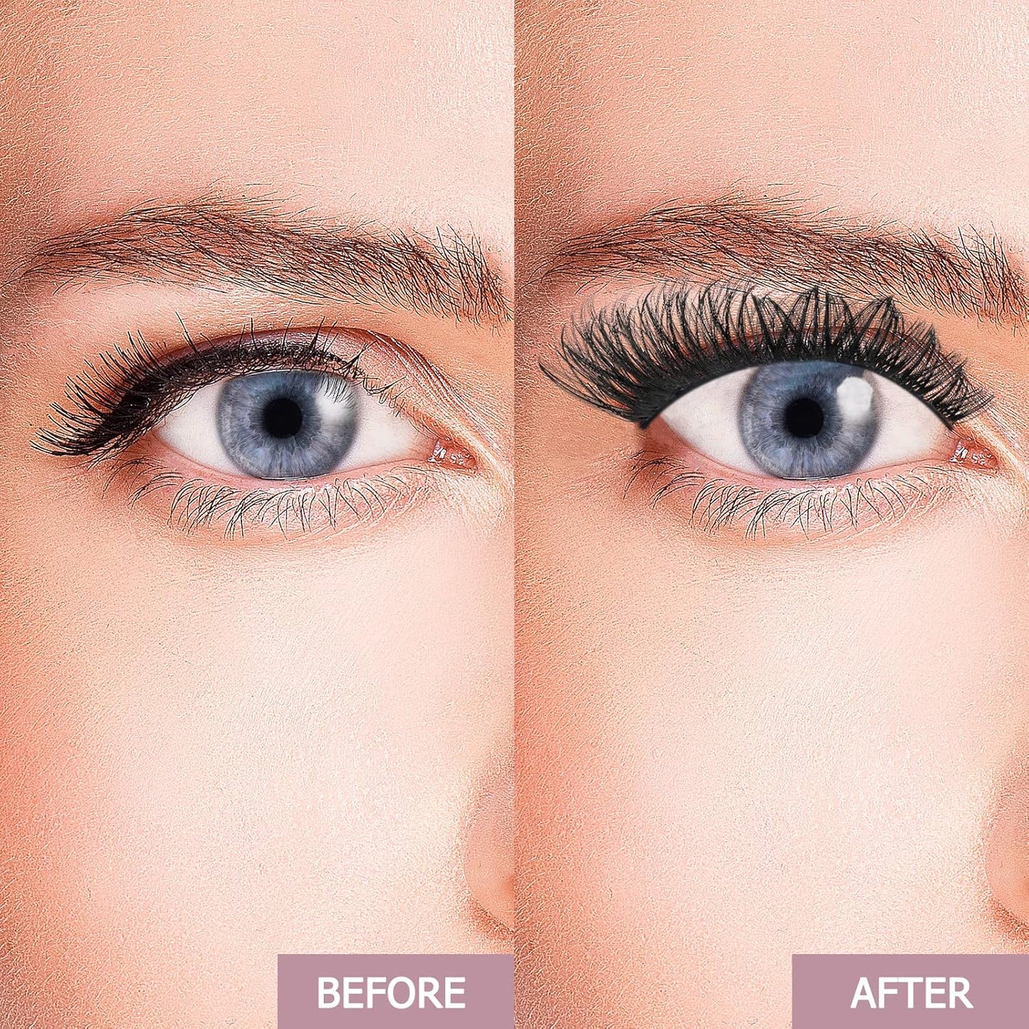 QUEWEL Cluster Lashes 72 Pcs Wide Stem Individual Lashes C/D Curl 8-16mm Length DIY Eyelash Extension False Eyelashes Soft for Personal Makeup Use at Home (honey01-D-16)