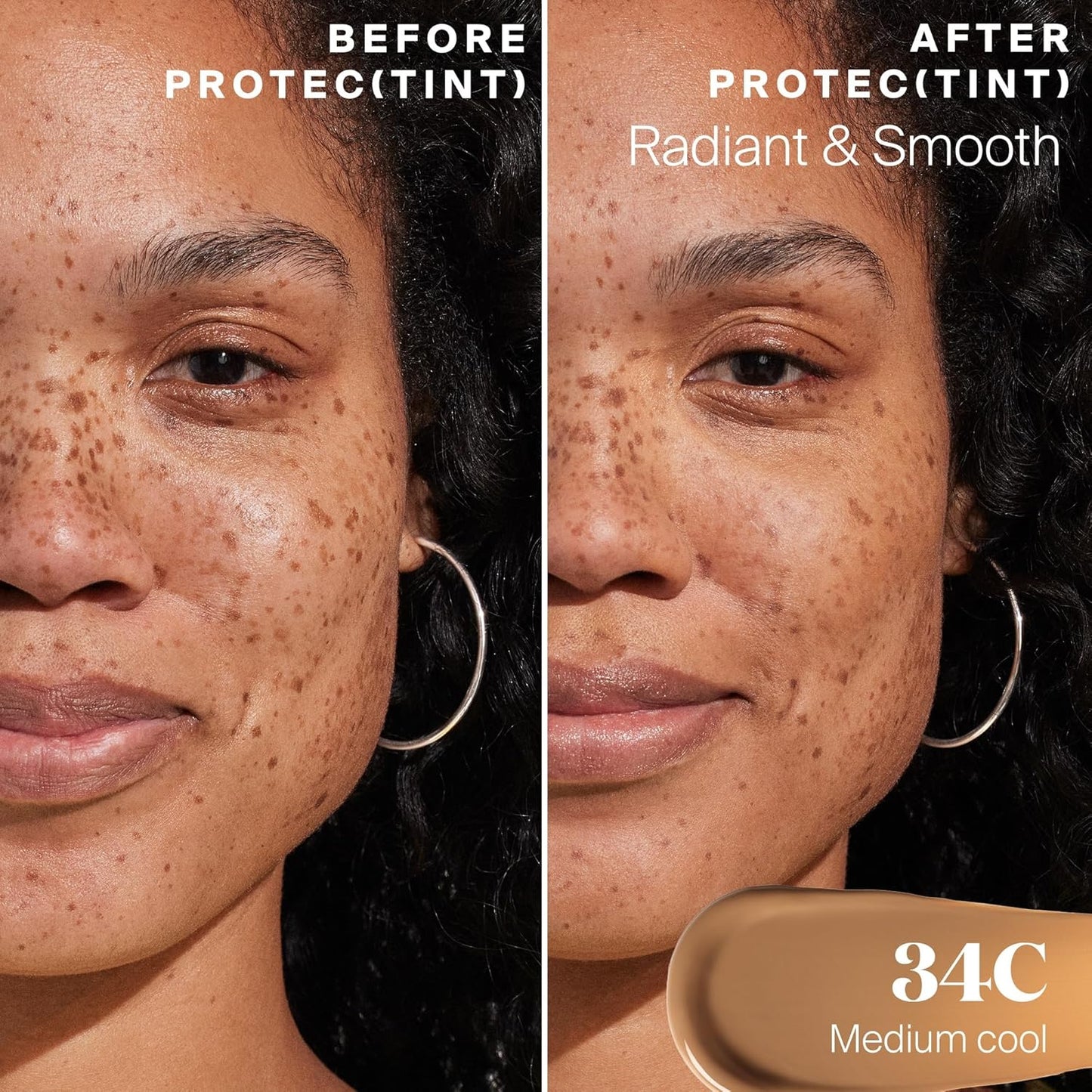 Supergoop! Protec(tint) Daily Skin Tint SPF 50 - 34C - Light, Buildable Coverage for Immediately Smooth, Even-Looking Skin - Natural Finish